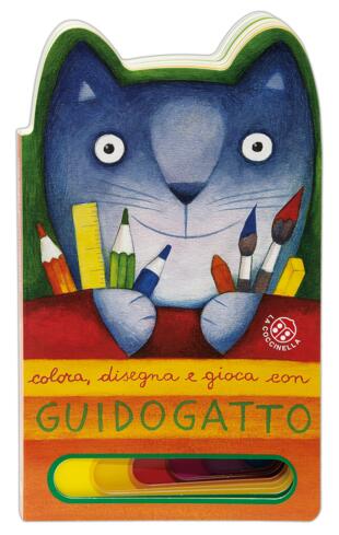 copertina COLORA DISEGNA E GIOCA CON GUIDO GATTO