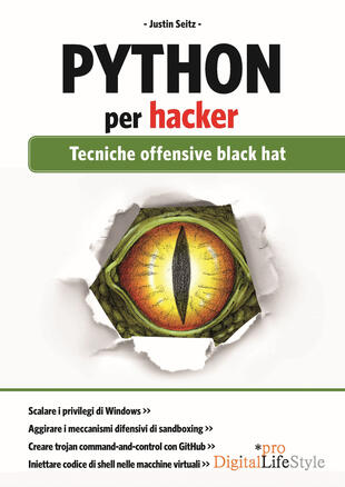 copertina Python per hacker. Tecniche offensive black hat