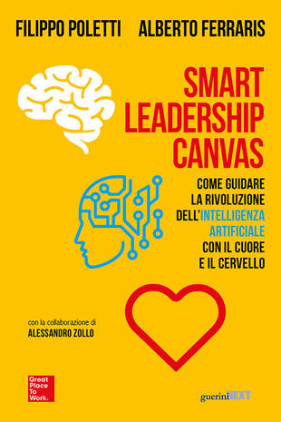 copertina Smart Leadership Canvas. Come guidare la rivoluzione dell'intelligenza artificiale con il cuore e il cervello