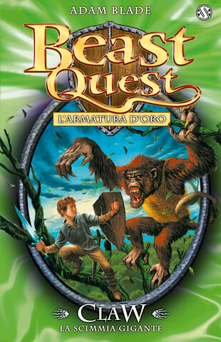 copertina Beast Quest. Claw. La scimmia gigante