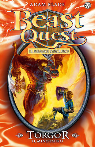 copertina Torgor, Il Minotauro. Beast Quest 13