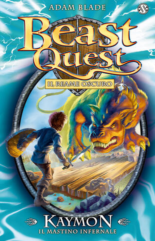copertina Kaymon, Il Mastino Infernale. Beast Quest 16