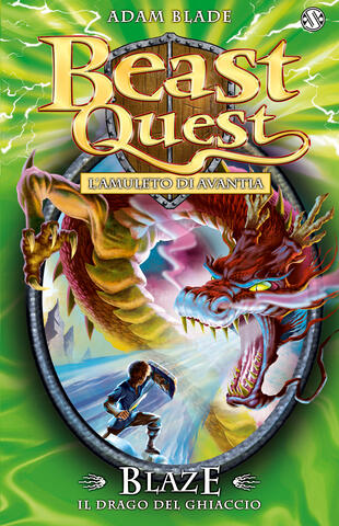 copertina Beast Quest 23. Blaze. Il Drago del Ghiaccio