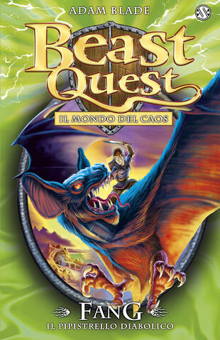 copertina Beast Quest 33 - Fang. Il Pipistrello Diabolico