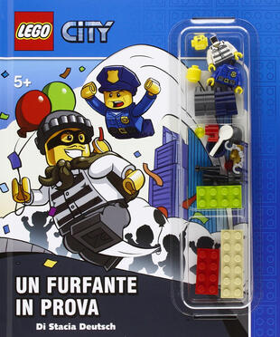 copertina Un furfante in prova. Lego City. Ediz. a colori. Con gadget