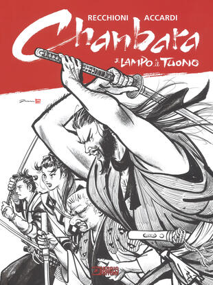 copertina Il lampo e il tuono. Chanbara