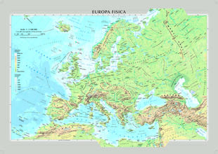 copertina Europa fisica e politica