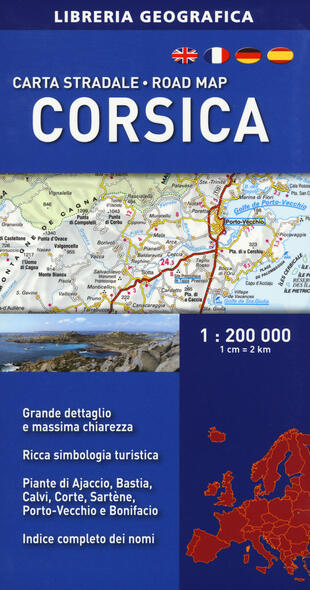 copertina Corsica 1:200.000