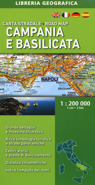 copertina Campania e Basilicata 1:200.000