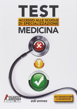 copertina Test di accesso alle scuole di specializzazione medicina
