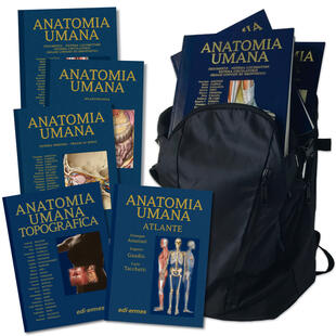copertina Anatomy Bag Plus: Trattato di anatomia umana-Anatomia topografica-Atlante di anatomia umana. Con Borsa