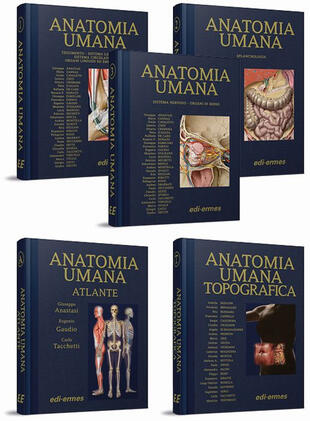 copertina Anatomia umana. Il Trattato e l'Atlante