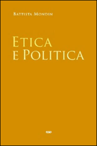 copertina Etica e politica