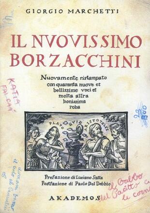 copertina Il nuovissimo Borzacchini. Piccolo dizionario rapido di termini, allocuzioni ed espressioni livornesi e toscane