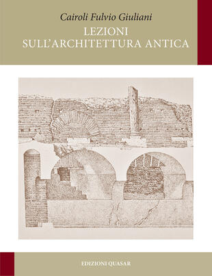 copertina Lezioni sull'architettura antica