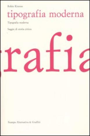 copertina Tipografia moderna. Saggio di storia critica