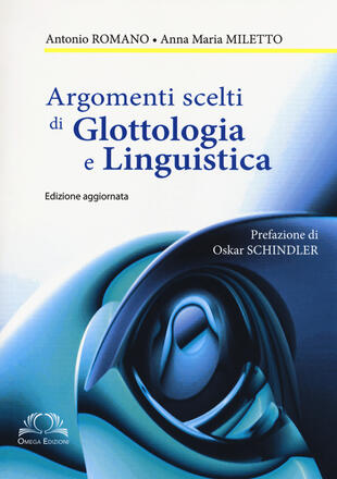copertina Argomenti scelti di glottologia e linguistica