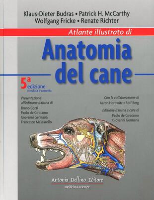 copertina Atlante illustrato di anatomia del cane