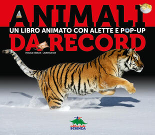 copertina Animali da record. Libro pop-up
