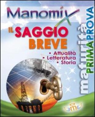 copertina Manomix. Il saggio breve