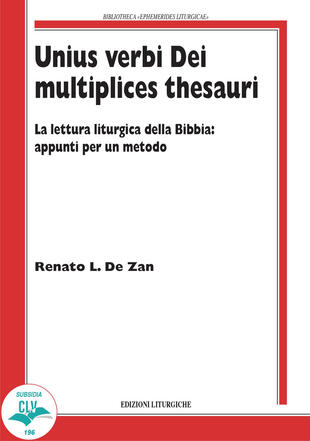 copertina Unius verbi Dei multiplices thesauri. La lettura liturgica della Bibbia: appunti per un metodo