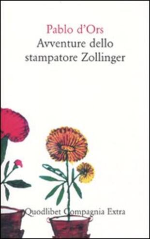 copertina Avventure dello stampatore Zollinger
