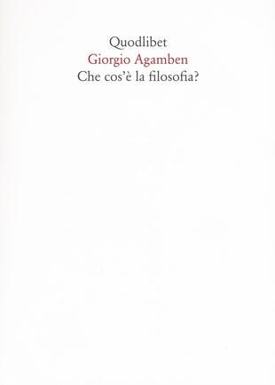 copertina Che cos'&egrave; la filosofia?