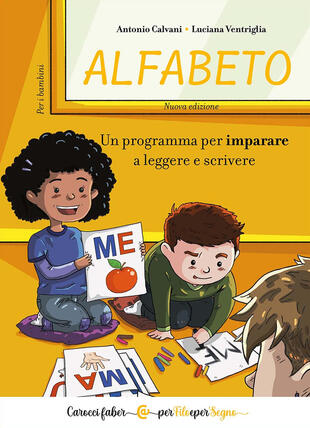 copertina Alfabeto. Un programma per imparare a leggere e scrivere. Per i bambini