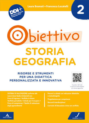 copertina Obiettivo storia geografia. Risorse e strumenti per una didattica personalizzata e innovativa. Vol. 2