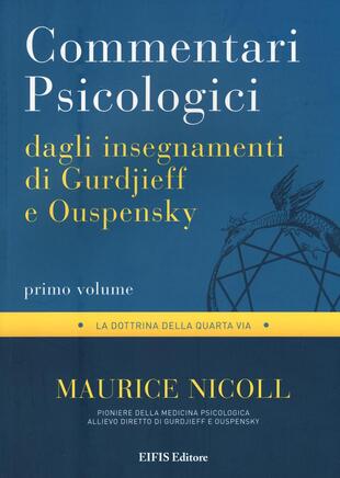 copertina Commentari psicologici dagli insegnamenti di Gurdjieff e Ouspensky