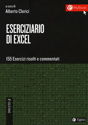 copertina Eserciziario di Excel. 155 esercizi risolti e commentati. Con Contenuto digitale per download e accesso on line