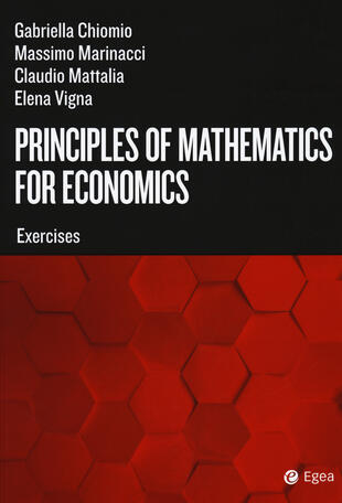 copertina Principles of mathematics for economics. Exercises