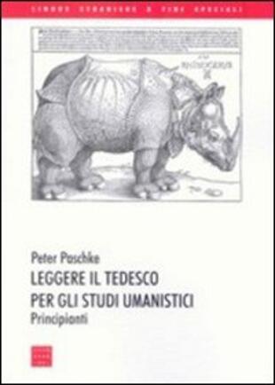 copertina Leggere il tedesco per gli studi umanistici. Principianti