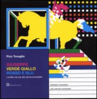 copertina Giuseppe verde, giallo, rosso e blu. Testo inglese a fronte