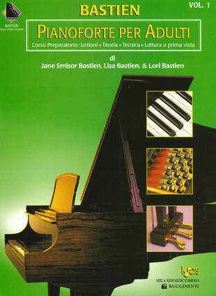 copertina Pianoforte per adulti. Corso preparatorio: Lezioni, teoria, tecnica, lettura a prima vista. Ediz. a spirale. Vol. 1