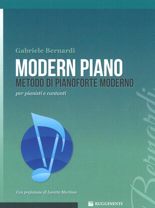 copertina Modern piano. Metodo di pianoforte moderno per pianisti e cantanti