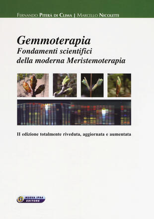 copertina Gemmoterapia. Fondamenti scientifici della moderna meristemoterapia