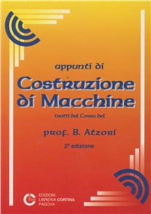 copertina Appunti di costruzione di macchine