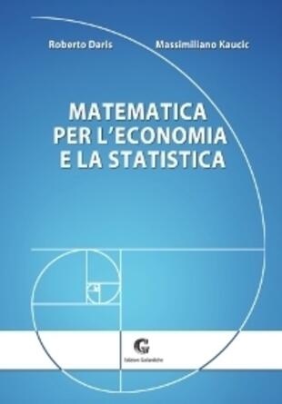 copertina Matematica per l'economia e la statistica