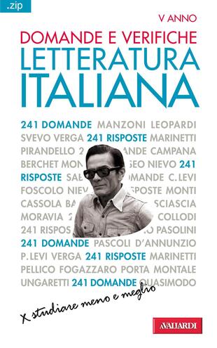 copertina Domande e verifiche. LETTERATURA ITALIANA