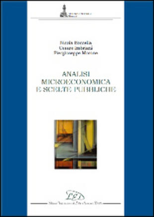 copertina Analisi microeconomica e scelte pubbliche