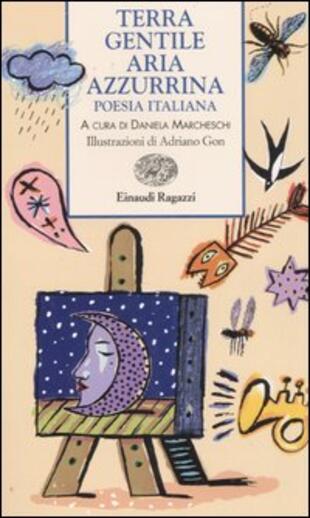 copertina Terra gentile aria azzurrina. Poesia italiana