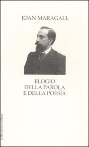 copertina Elogio della parola e della poesia