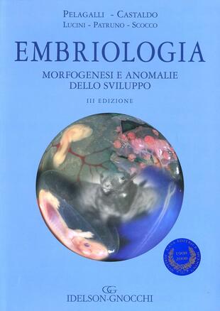 copertina Embriologia, morfogenesi e anomalie dello sviluppo
