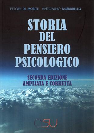 copertina Storia del pensiero psicologico