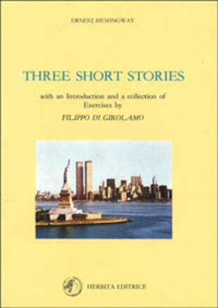 copertina Three short stories with an introduction and a collection of exercices