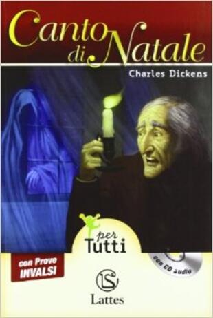 copertina Canto di Natale letto da Giulio Scarpati. Prove INVALSI. Con audiolibro. Con espansione online