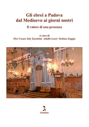 copertina Gli ebrei a Padova dal Medioevo ai giorni nostri. Il valore di una presenza