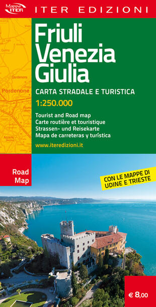copertina Friuli Venezia Giulia. Carta stradale e turistica 1:250.000