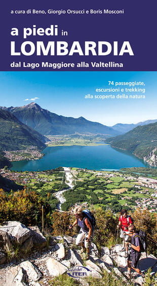 copertina A piedi in Lombardia. Dal Lago Maggiore alla Valtellina. 74 passeggiate, escursioni e trekking alla scoperta della natura